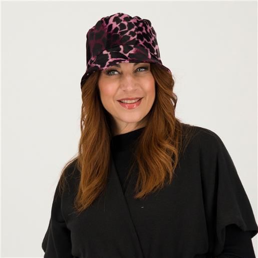 Carlotta Neri cappello bucket fantasia animalier