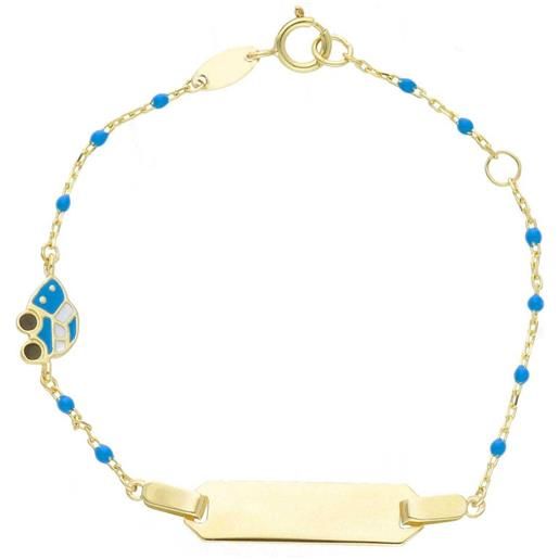 ORO&CO bracciale bimbo in oro giallo e smalto 9 kt