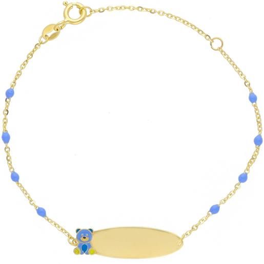 ORO&CO bracciale bimbo in oro giallo e smalto 9kt