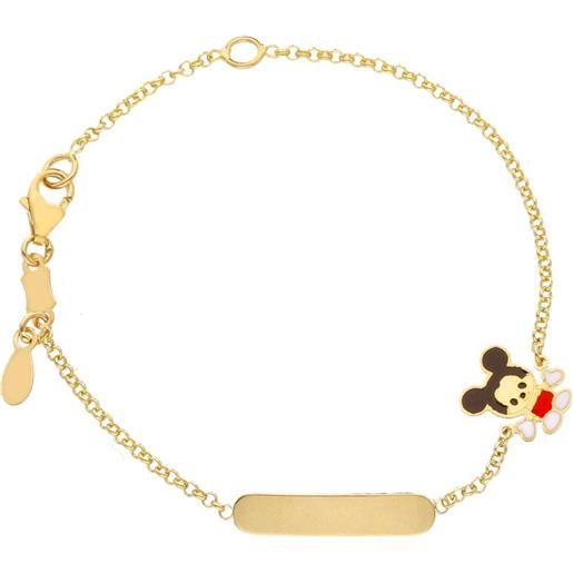 ORO&CO bracciale bimbo in oro giallo e smalto 18 kt