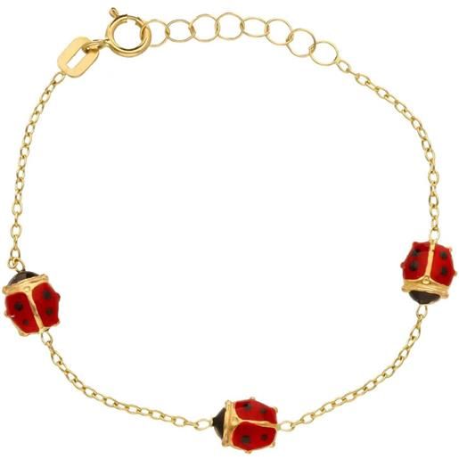 ORO&CO bracciale bimbo in oro giallo e smalto 18 kt