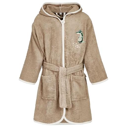 Playshoes morgenmantel accappatoio, fauna selvatica, 98-104 unisex-bambini e ragazzi