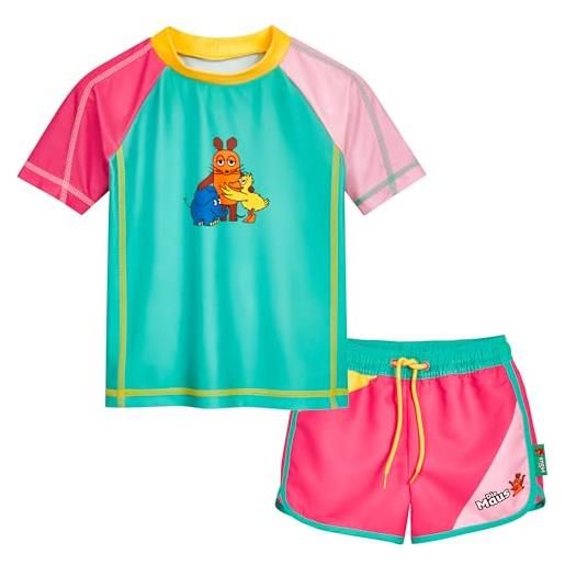Playshoes set da bagno con protezione uv in due pezzi, gli amici del mouse, 110/116 cm