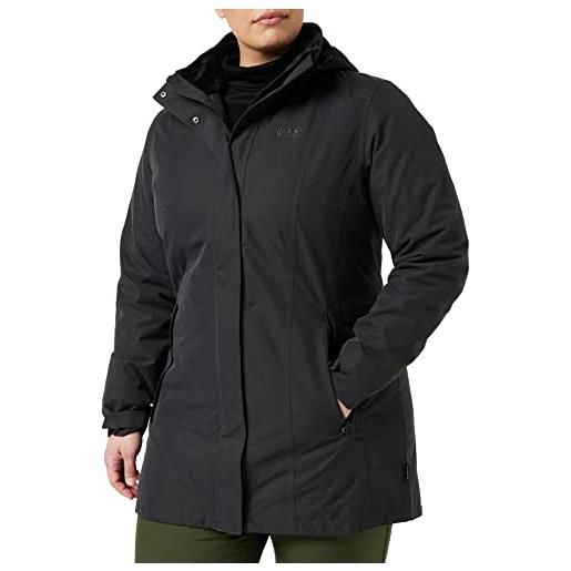 Jack Wolfskin madison avenue coat, giacca donna, phantom, s