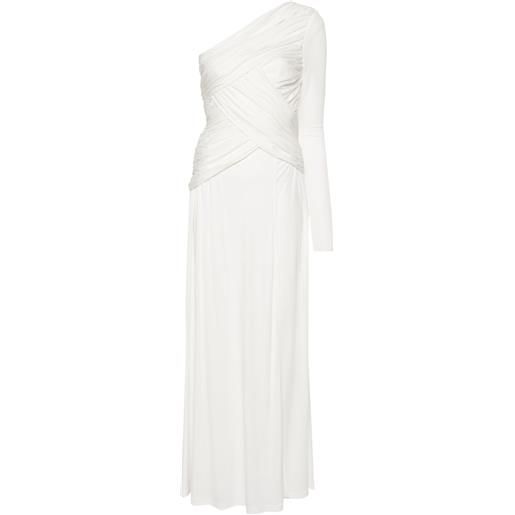 TWINSET abito monospalla - bianco