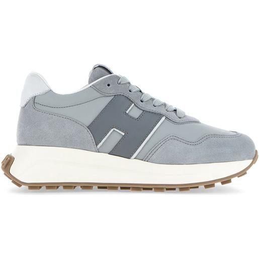 Hogan sneakers in suede - grigio
