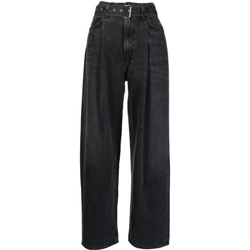 AGOLDE jeans a gamba ampia - nero