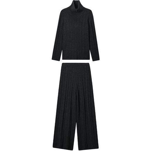 b+ab pantaloni a coste - grigio