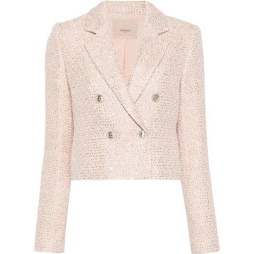 TWINSET blazer doppiopetto - rosa