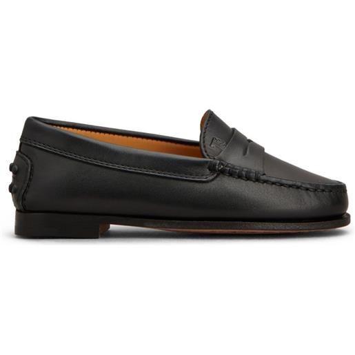 Tod's mocassini in pelle - nero