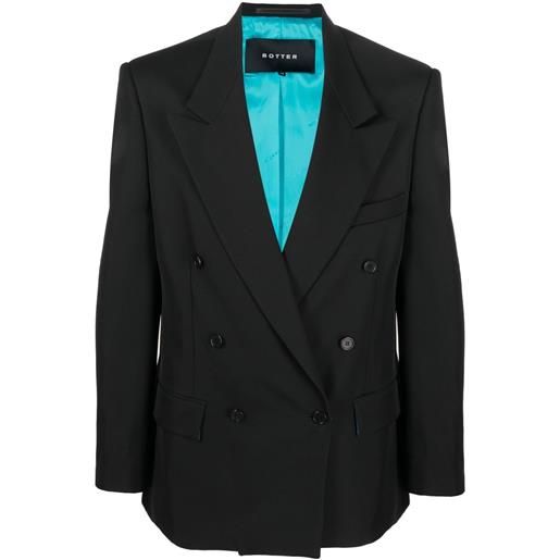 Botter blazer doppiopetto - nero