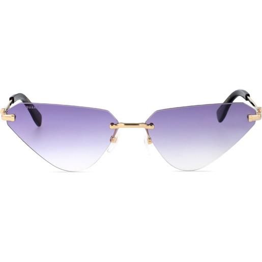 DSQUARED2 EYEWEAR occhiali da sole geometrici - oro