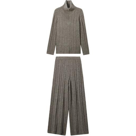 b+ab pantaloni a coste - grigio