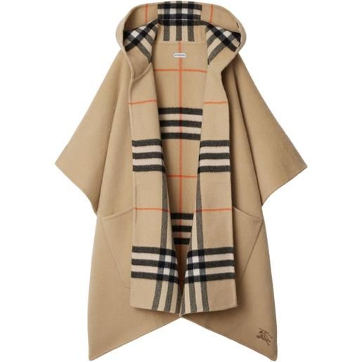 Burberry mantella vintage check reversibile - toni neutri