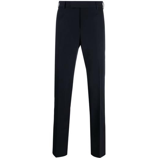PT Torino virgin wool slim-cut trousers - nero