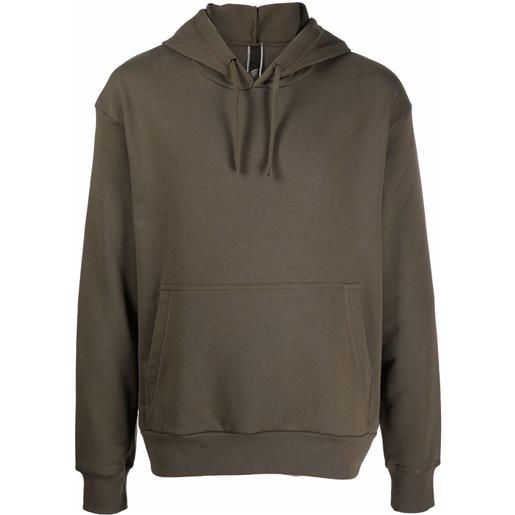 Hogan felpa h86n con stampa - verde