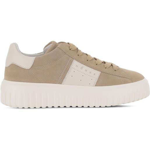 Hogan sneakers h-stripes - toni neutri