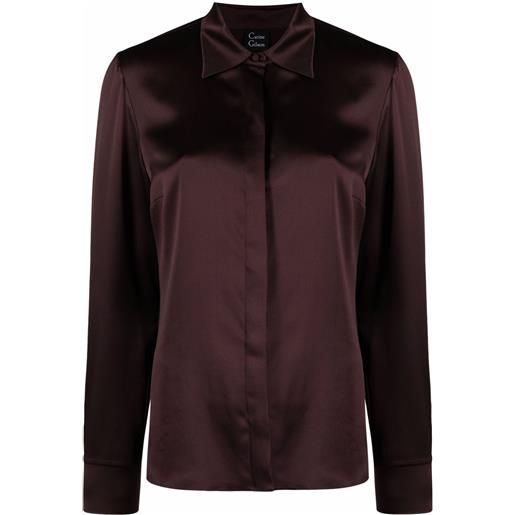 Carine Gilson top a maniche lunghe - rosso