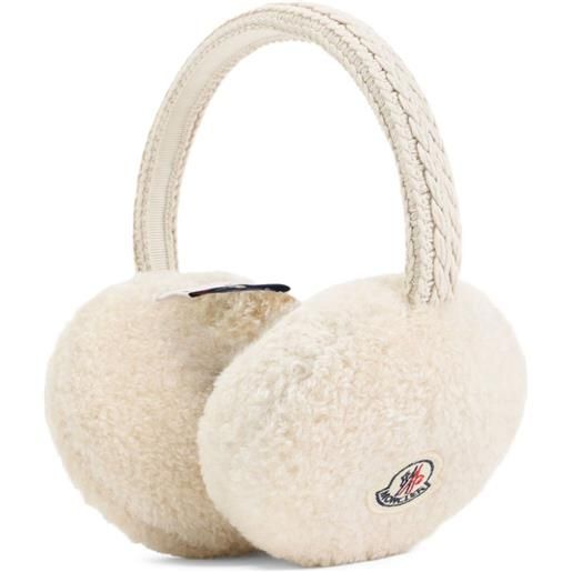 Moncler paraorecchie teddy - toni neutri