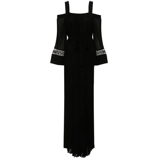 TWINSET tuta intera plissettata - nero