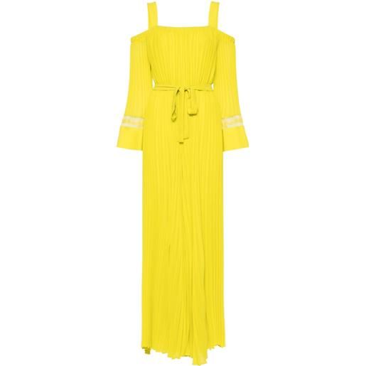 TWINSET tuta intera plissettata - verde