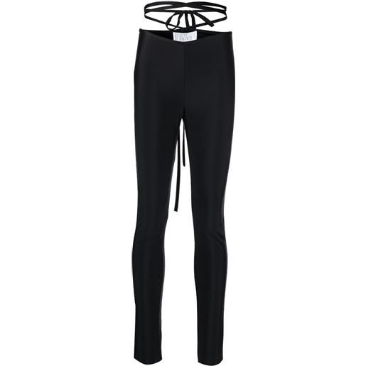 Giuseppe Di Morabito leggings a vita alta - nero
