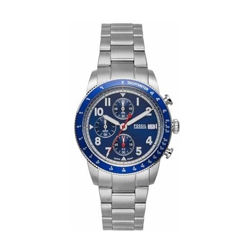 Orologio Fossil Uomo BQ2533 – Cassa Marrone, Cinturino In Acciaio Inox Grigio, Movimento Al Quarzo - 2