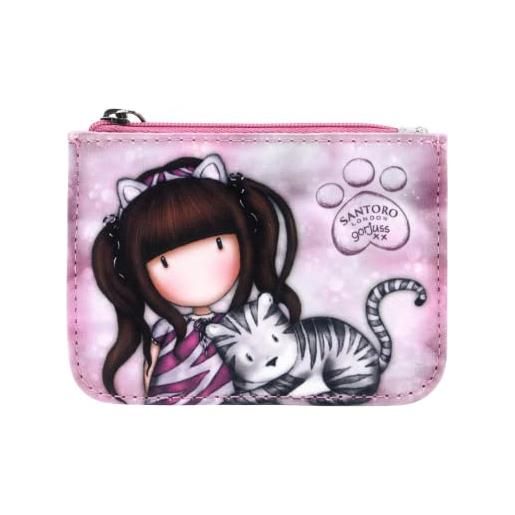 Safta articolo, portafoglio gorjuss ruby wild unisex-bambini e ragazzi, multicolore, m