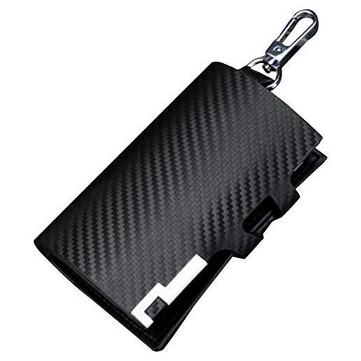 AIEOE astucci portachiavi pelle raccoglitore chiave cerniera multifunzione portafogli auto borsellino da donna uomo