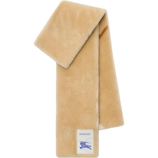 Burberry sciarpa equestrian knight design - toni neutri