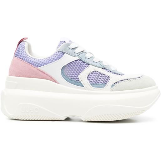 LIU JO sneakers june con design color-block - viola
