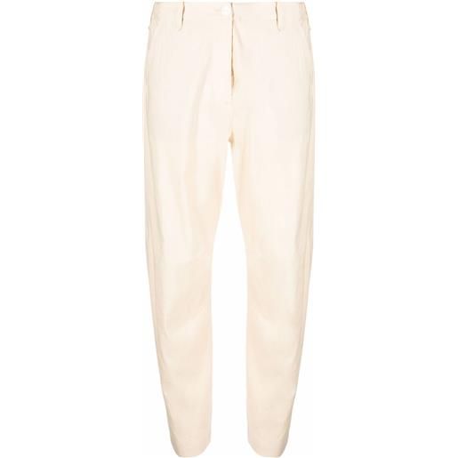 rag & bone pantaloni crop demi - toni neutri