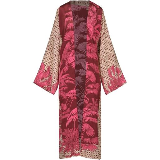 Johanna Ortiz costume da bagno tropical romance con stampa - rosso