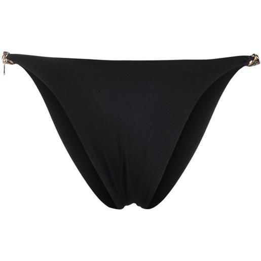 Stella McCartney slip bikini con catena - nero