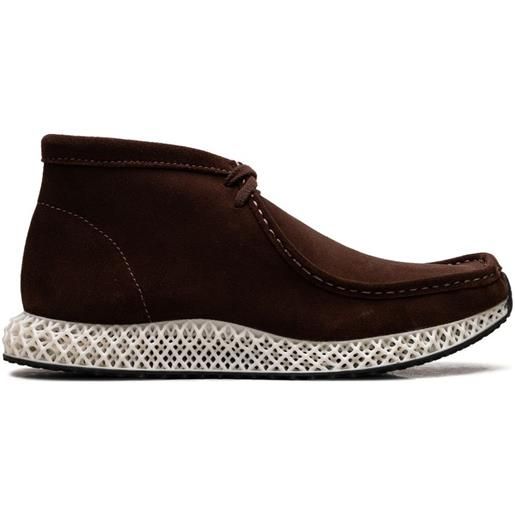 adidas x ronnie fieg mocassini da barca 4d mid - marrone