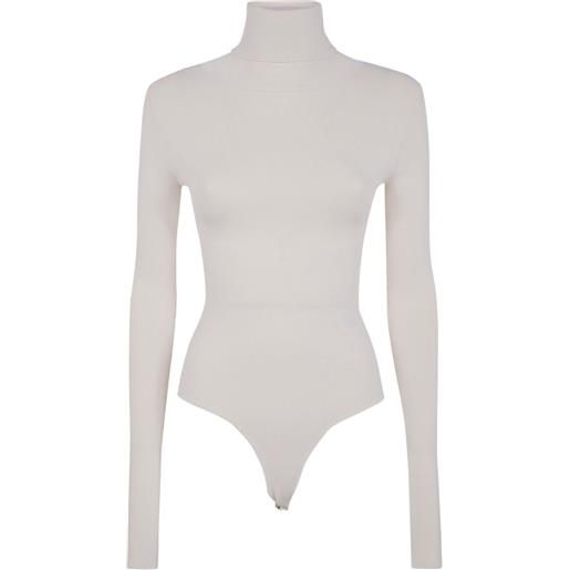 ENTIRE STUDIOS body a maniche lunghe - bianco