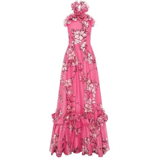 Leo Lin abito isabelle lungo a fiori - rosa