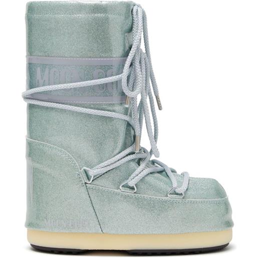 Moon Boot Kids stivali da neve icon glitter - blu