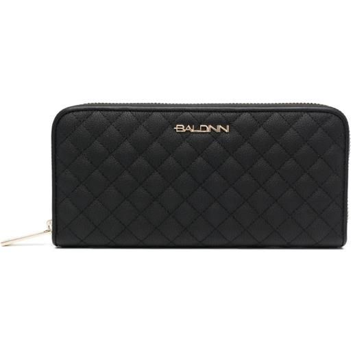 Baldinini portafoglio trapuntato - nero