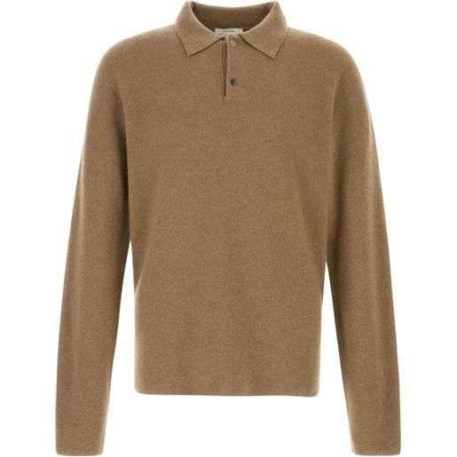 The Row polo in cashmere - marrone