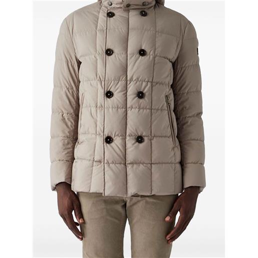 Fay piumino con zip - toni neutri