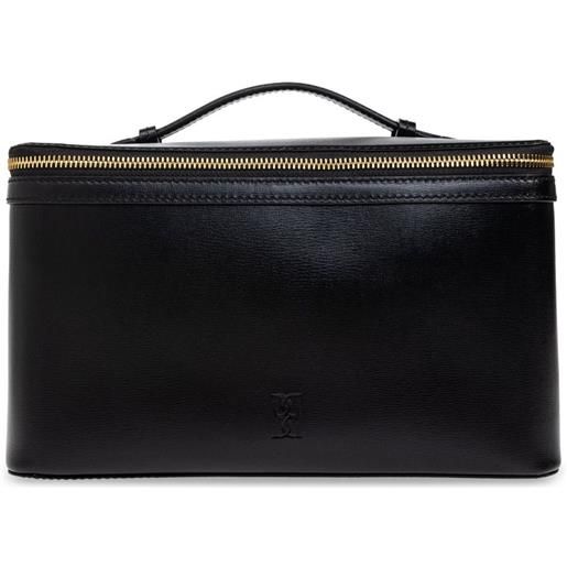 By Malene Birger trousse make up con logo goffrato - nero