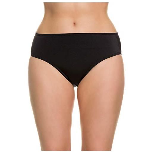 Ulla Popken donna bikinislip, große größen slip bikini not applicable, nero (nero 10), 52 (herstellergröße: 52)