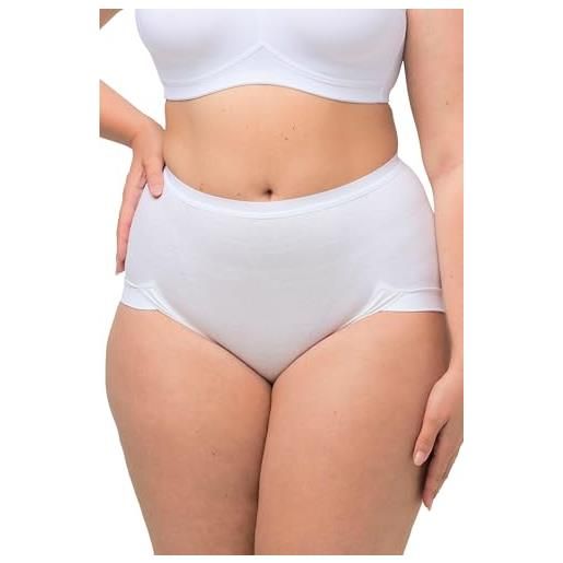 Ulla Popken büroslip, mutande donna, bianco (weiss 20), 56 (taglia produttore: 50+)