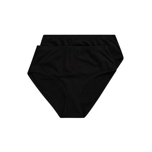 Ulla Popken slips, 2er-pack mutande da uomo, schwarz, 50-52 donna