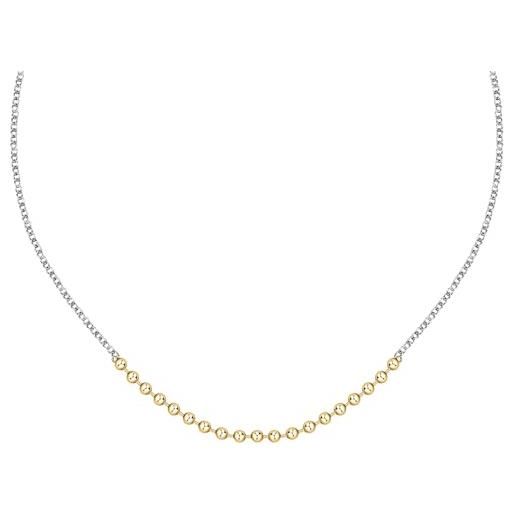 Morellato collana da donna in acciaio, collezione talismani saun30, lega di acciaio