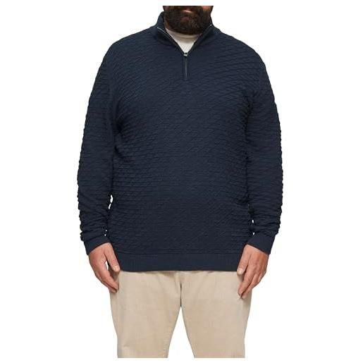s.Oliver 2160089 maglione con mezza zip, 59 x 0, xxxxl uomo