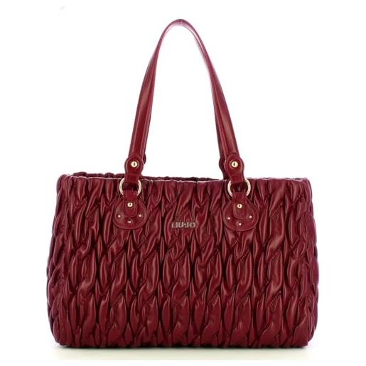Liu Jo jeans shopping bag aide red wine