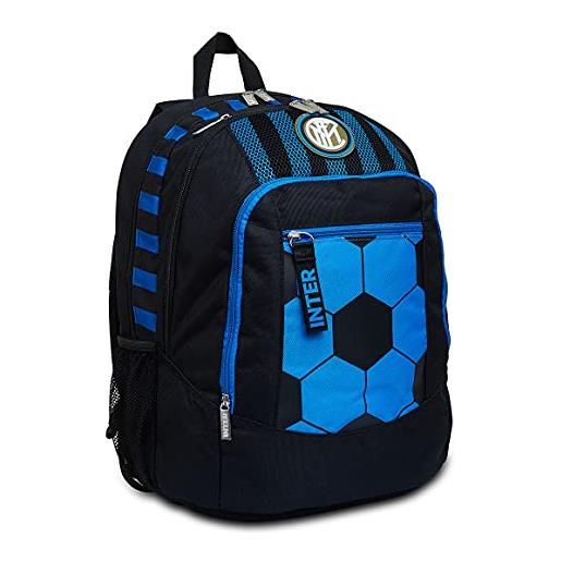 Seven inter Seven zaino a dvanced inter, neroazzurro, scuola y tempo libero, con gadget, pallone