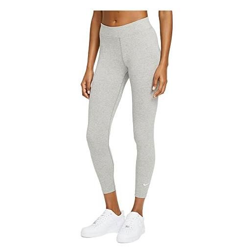 Nike nsw essential 7/8 leggings cz8532-063, womens leggings, grey, s eu